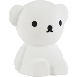 Bílá plastová dětská LED lampa Mr. Maria Boris 21 cm