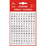 ARCH Samolepicí písmena A-Z 5 mm 2 archy 10 x 17 cm