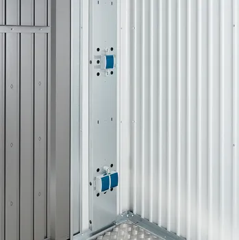 Příslušenství pro zahradní stavbu Biohort 46033 elektrický montážní panel stříbrný