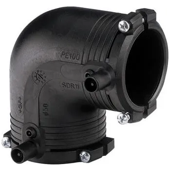 Fitinka +GF+ Elektrosvařovací koleno 90°, PE100 SDR 11, s potrubní fixací Průměr: 32 mm