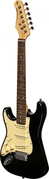 Elektrická kytara Stagg SES-30 3/4 LH BK