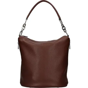 Kabelka Dámská kožená kabelka Facebag Talma - tmavě hnědá