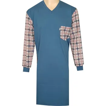 Pánská noční košile Pánská Noční Košile FOLTÝN NK317 Velikost: 4XL, Materiál: Dlouhý rukáv