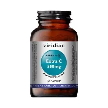 Zdraví VIRIDIAN nutrition Extra C 550mg 150 kapslí