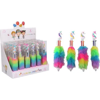 Propiska duha vícebarevná (6 barev) - Jednorožec s ozdobou Barvy: modrá