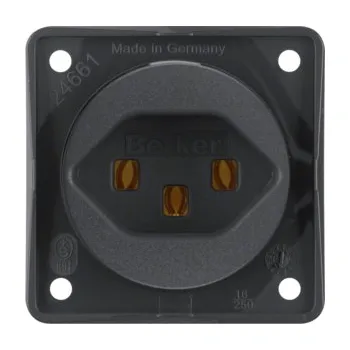 Elektrická zásuvka BERKER Zásuvka INTEGRO CH - typ 23 antracit mat 962592505