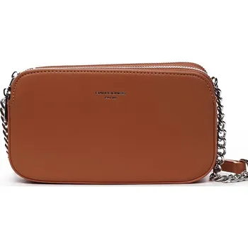Dámská crossbody kabelka David Jones Viela - oranžovo-hnědá
