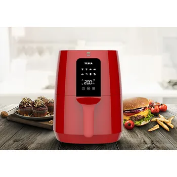 TESLA AirCook Q30 červená v interiéru