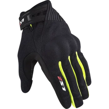 Moto rukavice LS2 DART 2 MAN GLOVES BLACK H-V YELLOW XXL
