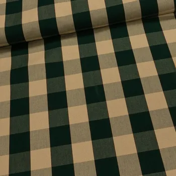 Tureček Potahové akrylové plátno zelená/béžová kostka 1,4/1 m