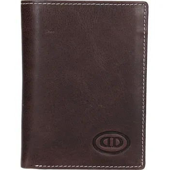 Peněženka Pánská kožená peněženka DD Anekta Kamil - hnědá