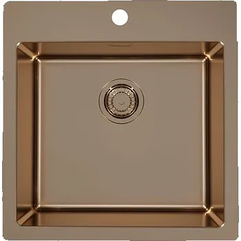 Nerezový dřez Dřez včetně sifonu, PURE 30, COPPER