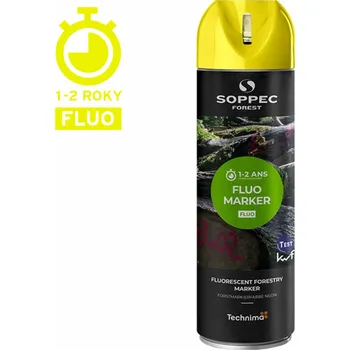 Barva ve spreji Značkovací sprej fluorescenční Fluo Marker - Žlutý sprej FLUO MARKER 500ml