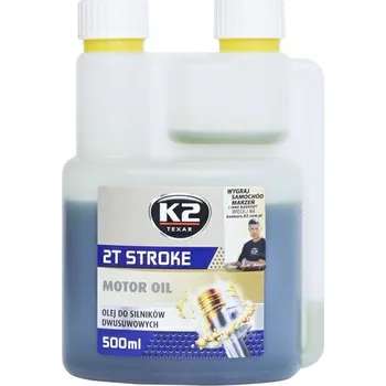 Motorový olej K2 Texar 2t Stroke zelený 500 ml
