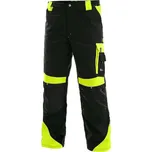 Kalhoty pracovní do pasu zimní CXS SIRIUS BRIGHTON pánské černá/žlutá 60-62