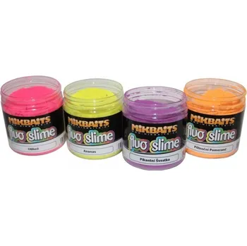 Obalovací Dip Mikbaits Fluo Slime 100gr Banán Hruška