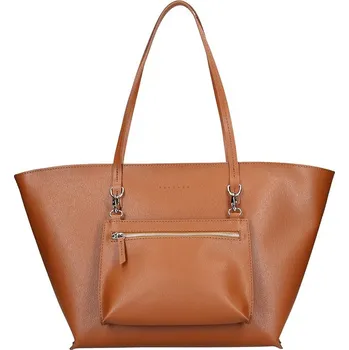 Kabelka Dámská kožená kabelka Facebag 2v1 - hnědá