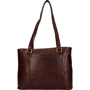 Kabelka Ashwood Leather Isla tmavě hnědá