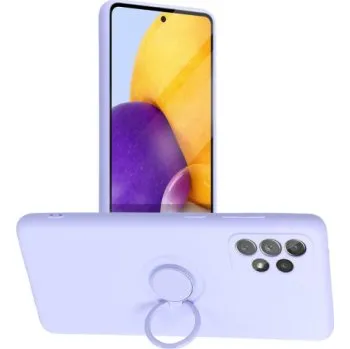 Pouzdro na mobilní telefon Forcell SILICONE RING Case for SAMSUNG Galaxy A33 5G violet 450087