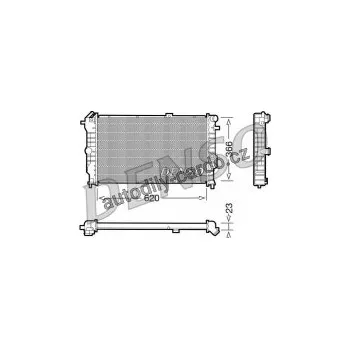 Chladič motoru Chladič motoru DENSO (DE DRM20020)