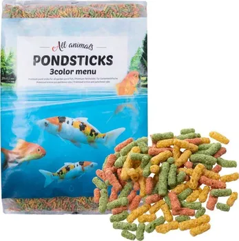 Krmivo pro rybičky All Animals Koi Pond Sticks 15 l