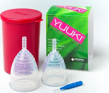 Menstruační kalíšek Yuuki Mix Classic 2 menstruační kalíšky menší + větší