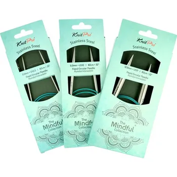Jehlice Jehlice KnitPro Mindful pevné 80cm 5,5mm