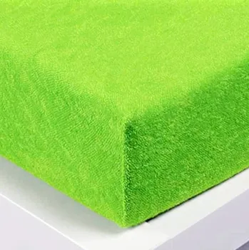 Prostěradlo Numberoplus Froté prostěradlo letní zelená Velikost: 140x200 cm