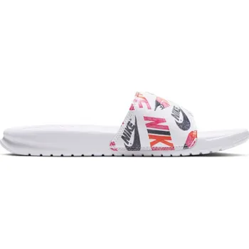 Dámské pantofle NIKE Benassi Just Do It bílé/mix 35,5
