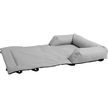 Pelíšek pro psa MATRACE ANADI S PODHLAVNÍKEM NA LEHÁTKO I SAMOSTATNĚ ŠEDÁ UM. KŮŽE M-2XL Velikost: L