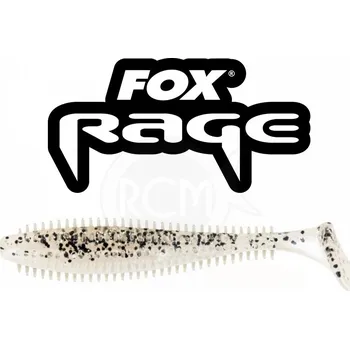 Umělá nástraha Fox Rage - Gumová nástraha Spikey shad ultra UV 6cm - salt n pepper - VÝPRODEJ