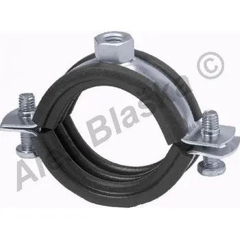 Instalatérský materiál Instalační objímka upínací na trubku (potrubí) dvoušroubová příchytka držák trubky - 40-46 (5/4") 1200 IO2