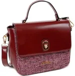 Dámská kabelka Doca 12862 - vínová