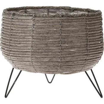 Květináč ProGarden Květináč proutěný na nohách 25,5 x 23 cm KO-430000820