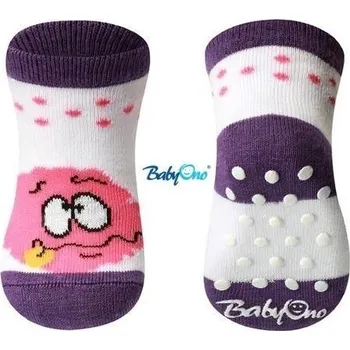 Bavlněné protiskluzové ponožky Baby Ono Třešnička 0+