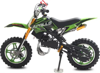 Dětská motorka Minicross Big Apollo 49 ccm E-Start zelená