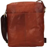 Pánská kožená taška přes rameno SendiDesign Feelixs - koňak