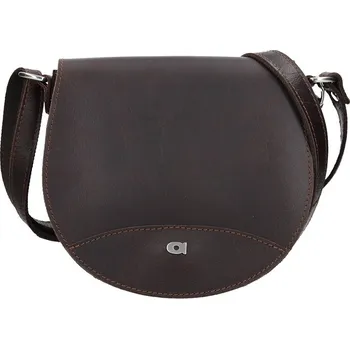 Luxusní dámské kožené crossbody Daag Inke - tmavě hnědá