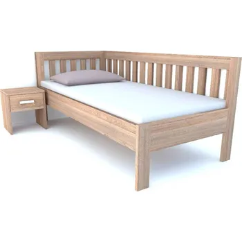 Postel Postel Postelia SANY do L, 90x210 cm, buk - Dřevěné jednolůžko z bukového masivu