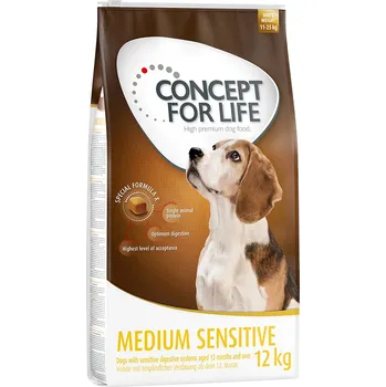 Krmivo pro psa 2x12kg Concept for Life Medium Sensitive