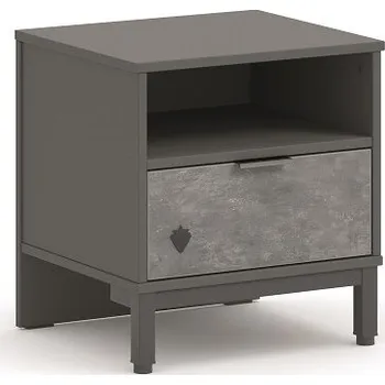 Noční stolek Čilek Studentský noční stolek Space Grey