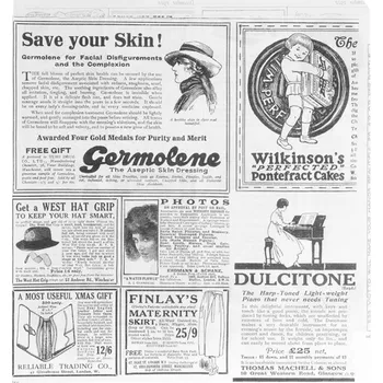 Jednorázové nádobí Gastro obaly Sáček NEPROMASTITELNÝ s potiskem NOVINY otevřený ze 2 stran 17x17 cm (min. počet 1000ks)