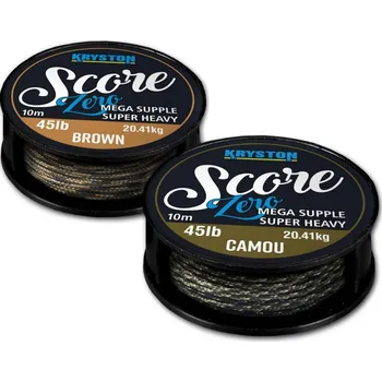 Kryston Olověné Šňůrky Score Zero Leadfree 45 lb 10 m - Matt Brown
