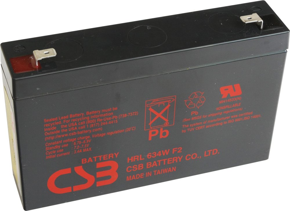 akumulátor CSB HRL634WF2 (6V/9Ah)