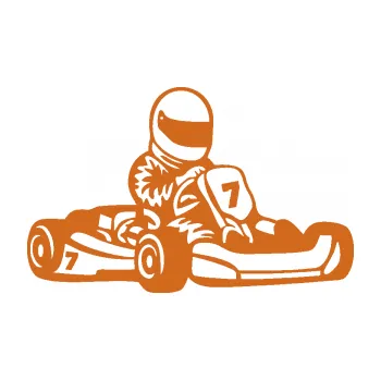 Polep vozidla SAMOLEPKA Motokára 002 pravá (26 - oříšková) NA AUTO, NÁLEPKA, FÓLIE, POLEP, TUNING, VLASTNÍ TEXT, TISK, AUTOSAMOLEPKY.cz, POLEPY, OBRÁZEK, LOGO, SAMOLEPKY