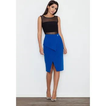 Dámská sukně Modrá skládaná sukně M559 Velikost: S