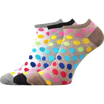 Dámská móda Piki 65 mix B ponožky Boma - sada 3 páry vel. 39-42