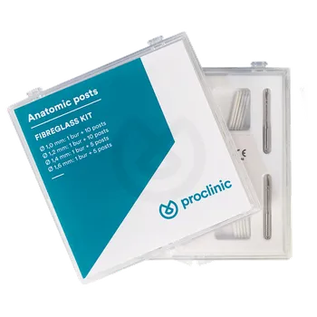 Proclinic Uhlíkové vlákno, 30 ks + 4 vrtáky