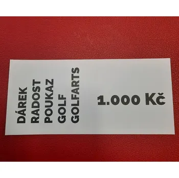 Dárkový potravinový koš Dárkový poukaz GA 1000,- Kč