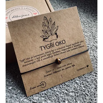 Náramek Krásné náramky Náramek simple - Tygří oko (přírodní kámen)